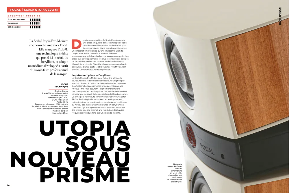 Banc d’essai · Prestige — pages 64–65 du n°283
