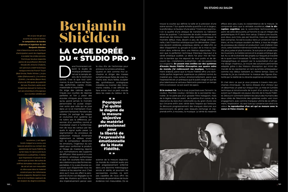 Benjamin Shielden — pages 120–121 du n°283